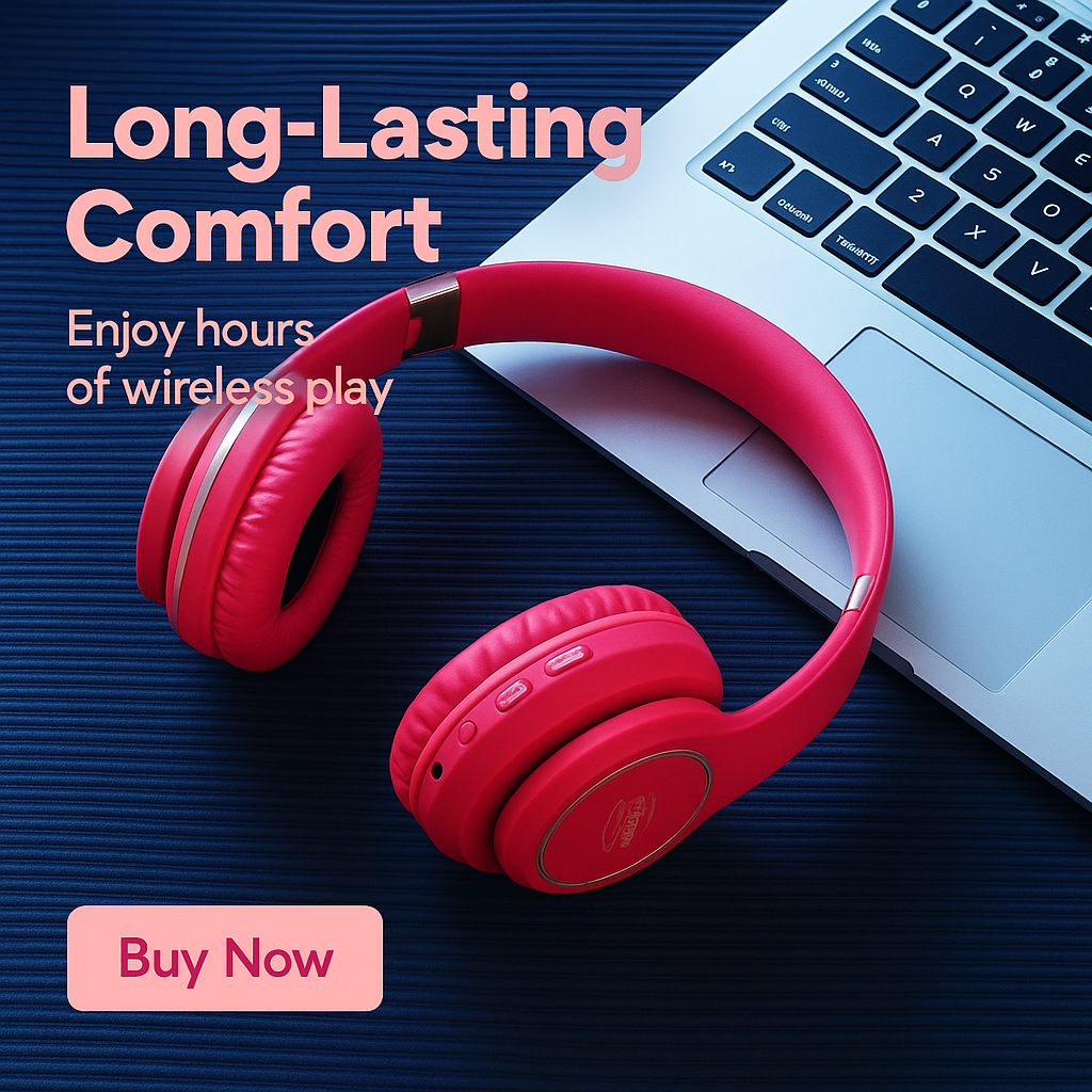 Bluetooth Over Ear Headphones