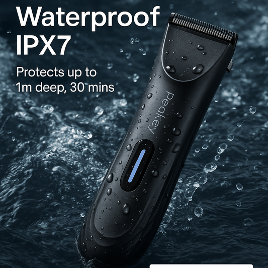 Electric Body Groomer – Safe Ceramic Blade, Wet/Dry Use