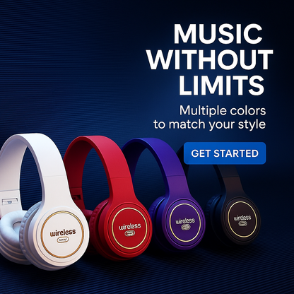 Bluetooth Over Ear Headphones